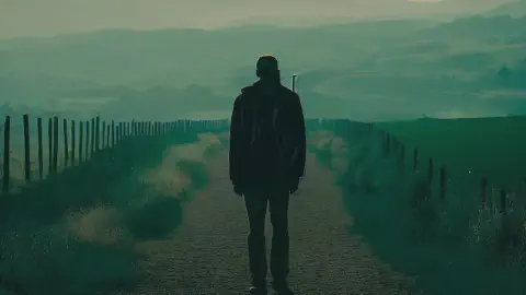 Martin Sheen Standing In The Distance Along The Camino De Santiago Haunting character played by Martin Sheen in the movie, The Way. Standing alone at dusk along the Camino de Santiago